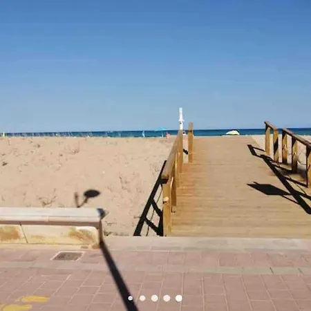 Pegado Al Mar . *