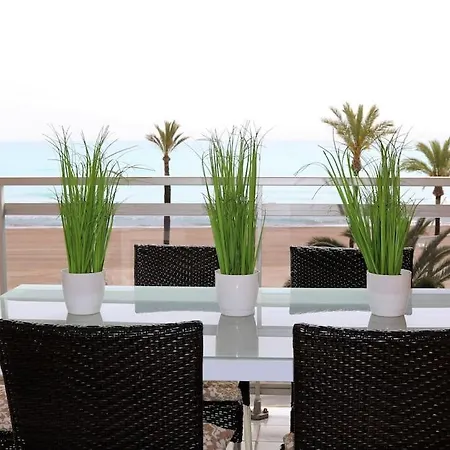 Apto Berta En 1ª Linia De Playa, Piscina Y Parking Privado Peniscola