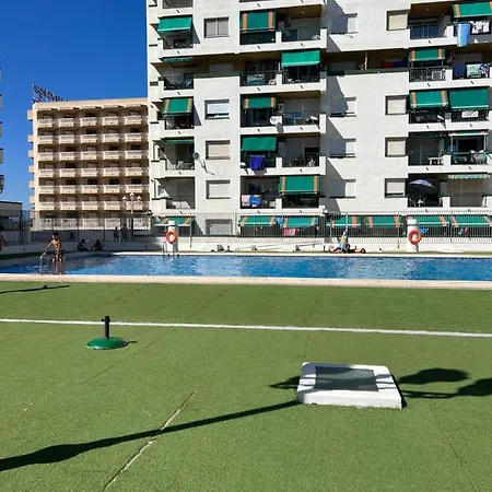 Apartment Nuevo Centrico En Primera Linea De Playa Con Vistas Al Mar, Piscina, Aire Acondicionado Y Wifi