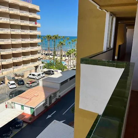 Nuevo Centrico En Primera Linea De Playa Con Vistas Al Mar, Piscina, Aire Acondicionado Y Wifi Apartment *