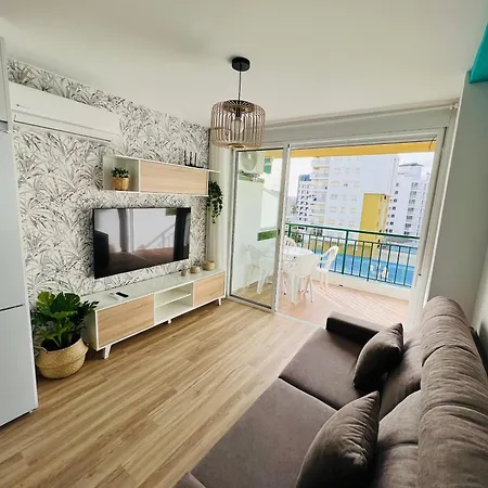 Nuevo Centrico En Primera Linea De Playa Con Vistas Al Mar, Piscina, Aire Acondicionado Y Wifi Apartment Peniscola