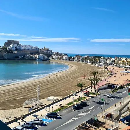 Apartment Loft Primera Linea De Playa, Vistas Altas Mar Y Castillo Peniscola