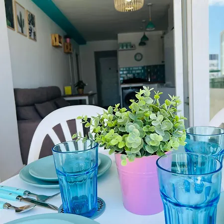 Apartment Nuevo Centrico En Primera Linea De Playa Con Vistas Al Mar, Piscina, Aire Acondicionado Y Wifi