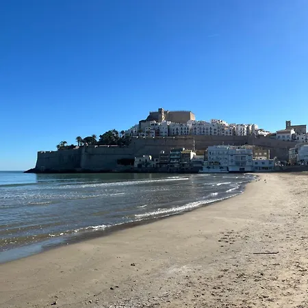 El Balcon De Ii, Disfruta De Unas Vistas Privilegiadas En Primera Persona Al Castillo De Peniscola, Con Piscina, Wifi Y Parking Totalmente Gratuito