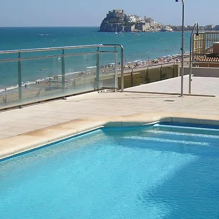 Con Aire Acondicionado En 1ª Linea De Playa Edificio Moli De Vent * Peniscola